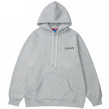 Insulated Bear Letter Print Hip Hop Hoodie