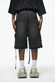 Zip-Up Loose Washed Pocket Jorts