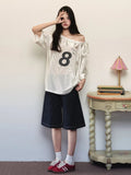 Coquette Aesthetic Off Shoulder T-Shirt