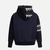 Versatile High Street Quilted Hooded Fur Jacket