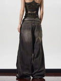 Vintage Black Washed Baggy Jeans