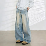 Vintage Distressed Hip Hop Washed High Jeans