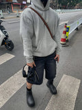 Side-Ripped Washed Jorts