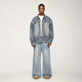 Washed Sandy Denim Jacket