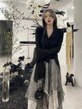 Gothic Whisper Asymmetrical Shirt