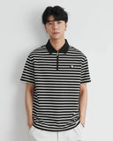 Men's Casual Stylish Korean Striped Polo T-Shirt