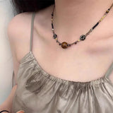 Elegant Vintage Natural Stone Necklace