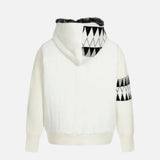 Versatile High Street Quilted Hooded Fur Jacket