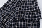 Trendy Streetwear Plaid Casual with Letter Pants