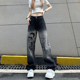 Cozy Cool Gradient High Waist Denim Jeans