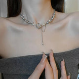 Model wearing the Charming Pendant Necklace