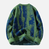 Streetwear Cozy Knitted Tie-Dyed Sweater