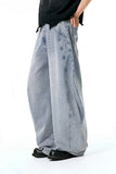 Vintage Wide-Leg Denim Jeans