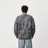 Comfortable Tiedye Crew Neck Sweatshirt