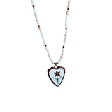 Elegant Vintage Heart Flower Choker Necklace