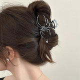 Gothic Sweet Black Spider Hair Claw Clips