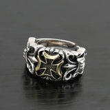 Big Cross Resizble Ring