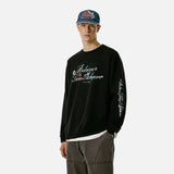Soft Gem Print Crewneck Long Sleeve T-Shirt