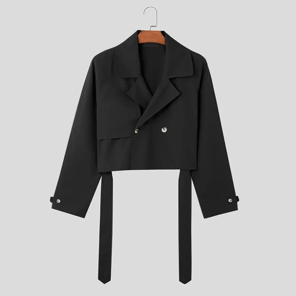 Temperament Workwear Style Windbreaker Jacket