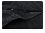 Retro Black Oversized Hoodie