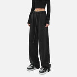 Versatile Wide-leg High Waist Sweatpants