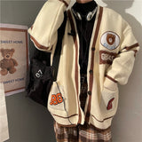 Bear Knitted Cardigan