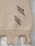 Y2K Distressed Oversized Knit Jumper Sweater