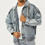 Flattering Slim Fit Vintage Denim Jacket