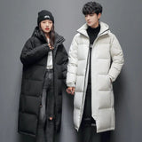 Versatile Long Hooded Down Parka Puffer Coat