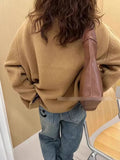Luxurious European Cashmere Zipper Cardigan Sweater