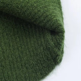 Stylish Contrasting Color Trim Knit Cardigan