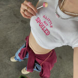 Y2K Spoiled Crop Top