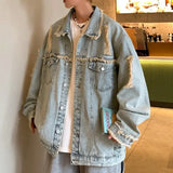 American Men's Casual Comfort Retro Denim Jacket