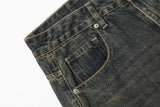 Y2K Streetwear Distressed Wide Leg Denim Jeans