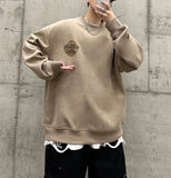 American Style Hip Hop Foam Print Sweatshirt