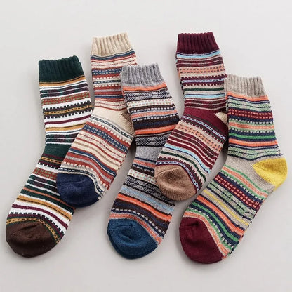 Front vew of the Patterned Elegace Socks