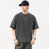Elevated Comfort Vintage Loose Casual Short Sleeve T-Shirt