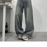 Long-lasting Loose Wide Leg Denim Jeans