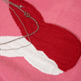 Rabbit Jacquard Chain Knitted Sweater
