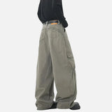 Y2K Original Pleated Wide Leg Cargo Pants