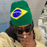 Brazilian Fans Trendy Knitted Winter Beanie