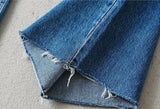 Straight High Waist Women's Denim Pants