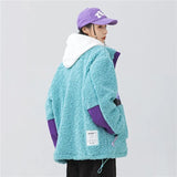 Warm Plush Winter Fleece Parkas Jacket