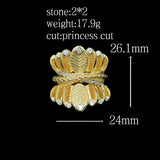 Luxurious Sapphire Sterling Gold Ring