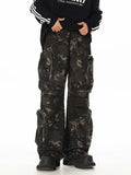 Model wearing the camouflage Voyager Cargo Pants