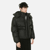 Y2K Korean Solid Color Warm Puffer Jacket