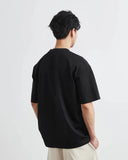 Embroidered Heavy Cotton Casual Short Sleeve T-Shirt