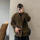 Men's Stylish Luxury Knitted Solid Color Cardigan