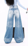 Soft Girl Comfort Wide-Leg Jeans