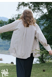 Women Classic Retro Stylish Spring Blouse Shirt